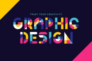 graphic design colorful geometrical lettering 52683 34588 2