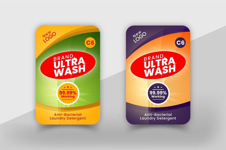 laundry detergent label design 612039 22